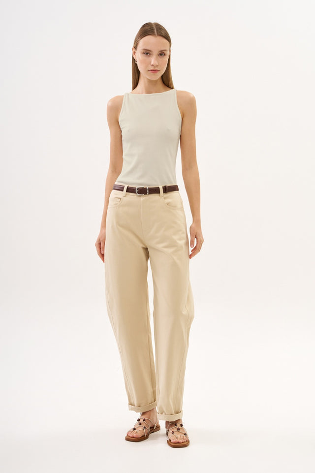 TRES Signature Belt Brown