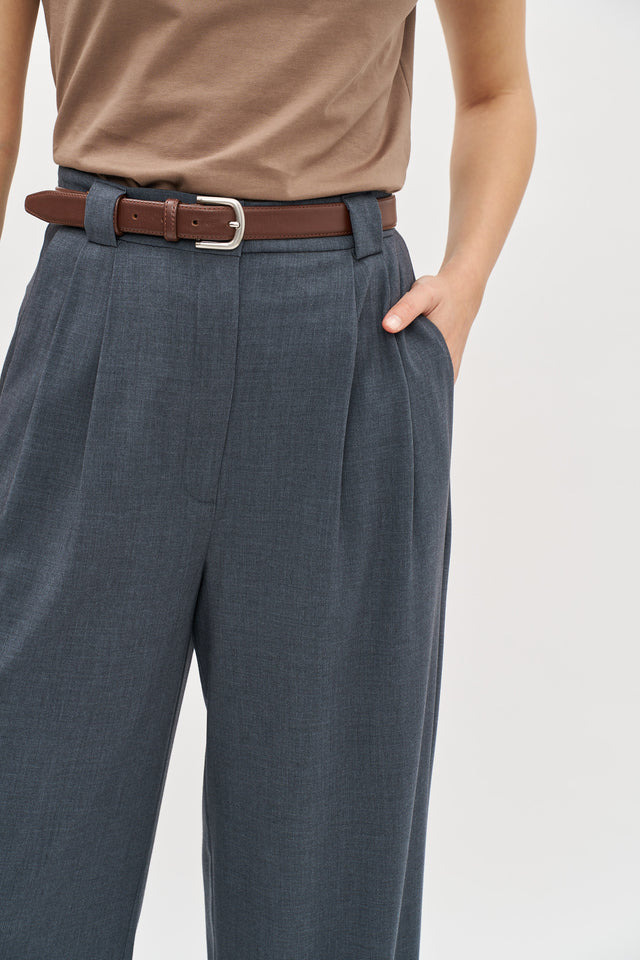 Luca Tailored Pants Grey