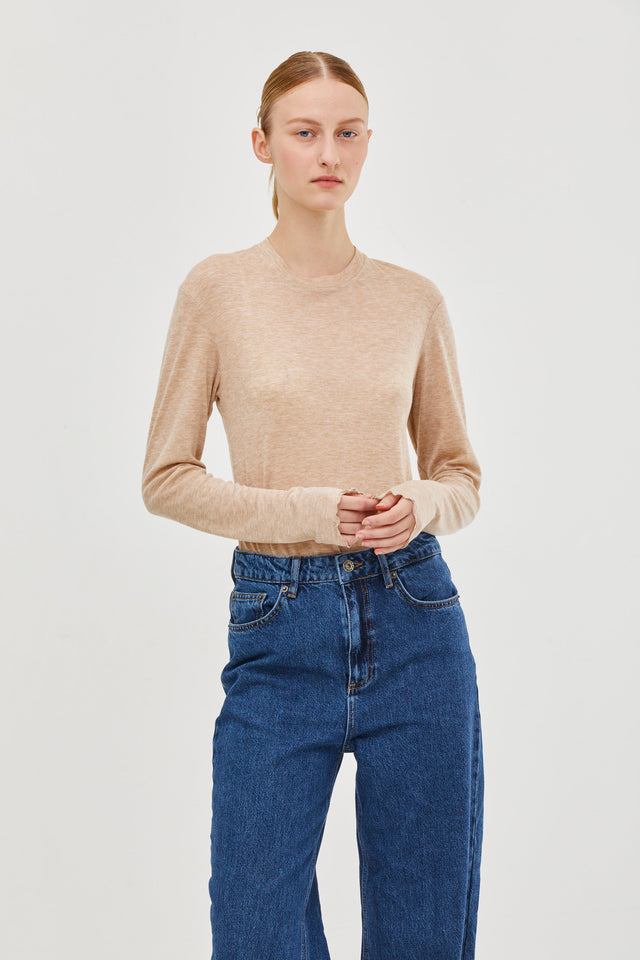 Vicky Cashmere Top Melange