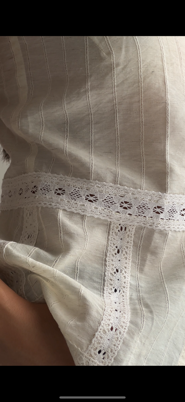 Camille Lace Top Beige