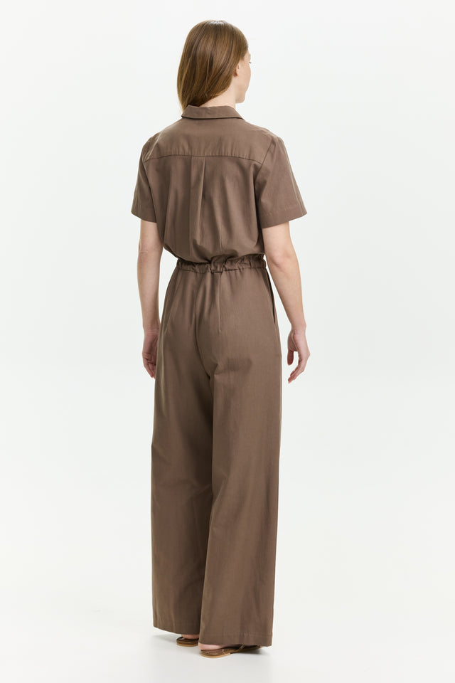 Ally Jumpsuit Dusty Brown