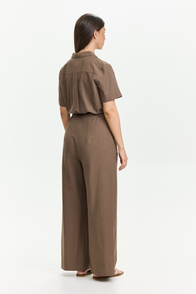 Ally Jumpsuit Dusty Brown