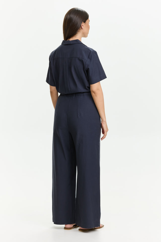 Ally Jumpsuit Navy Blue