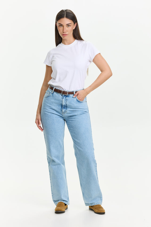 Classic Cut Denim Light Bluestone