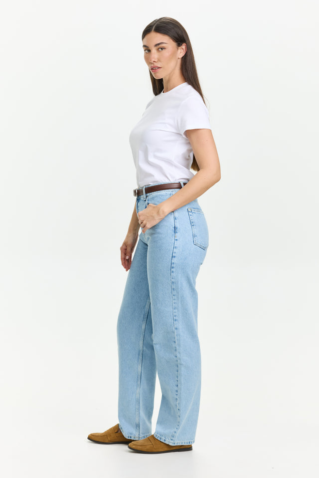 Classic Cut Denim Light Bluestone