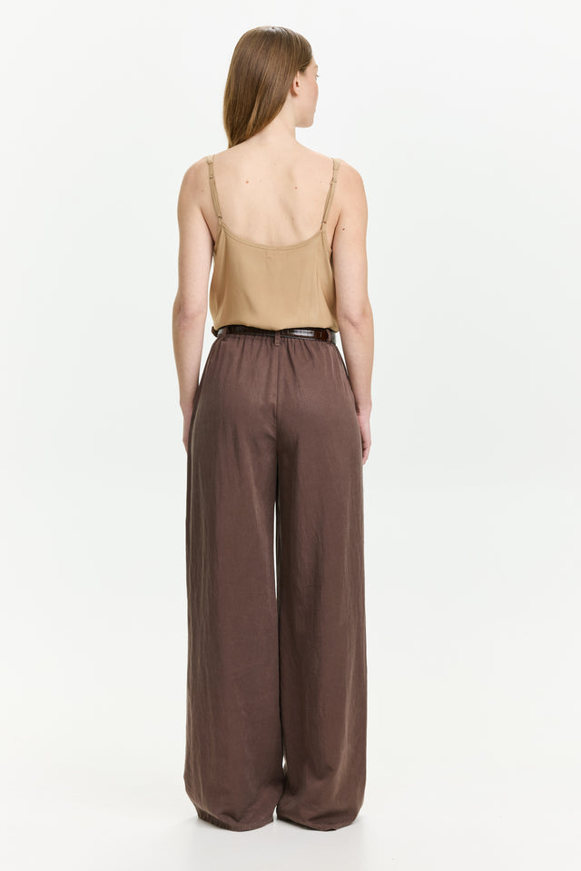 Oliver Cotton Pants Brown