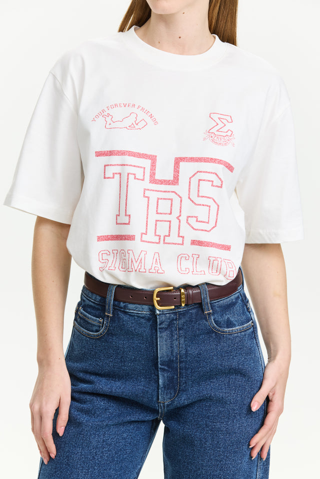 TRES Oversized T White