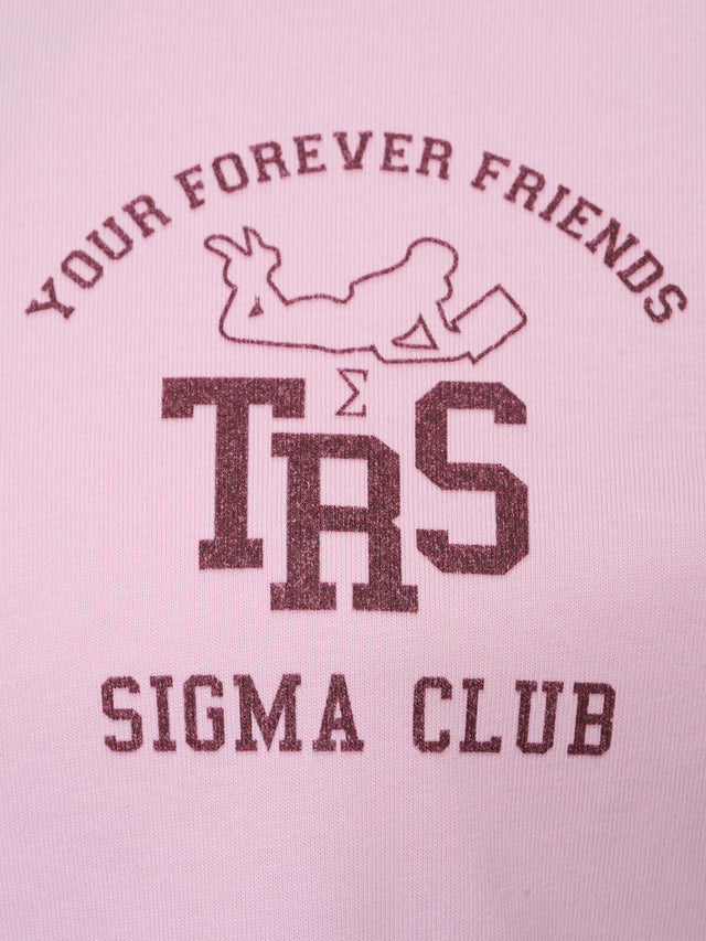 Tres Fitted T Pink Lavender Club