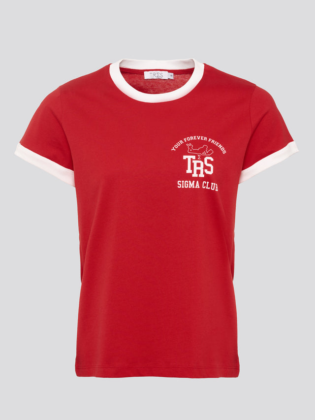 Tres Fitted T Red Club