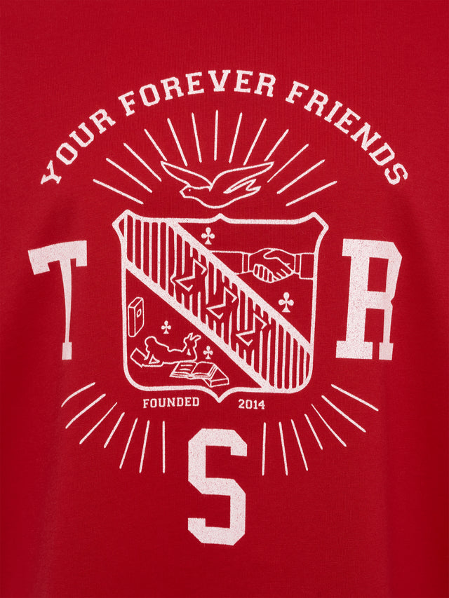 TRES Oversized T Red
