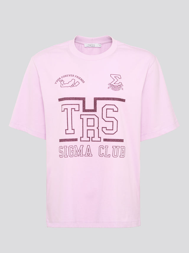 TRES Oversized T Pink Lavender