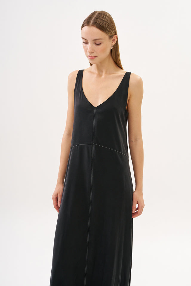 Kate Cupro Dress Black