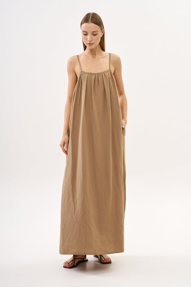 Audrey Dress Camel