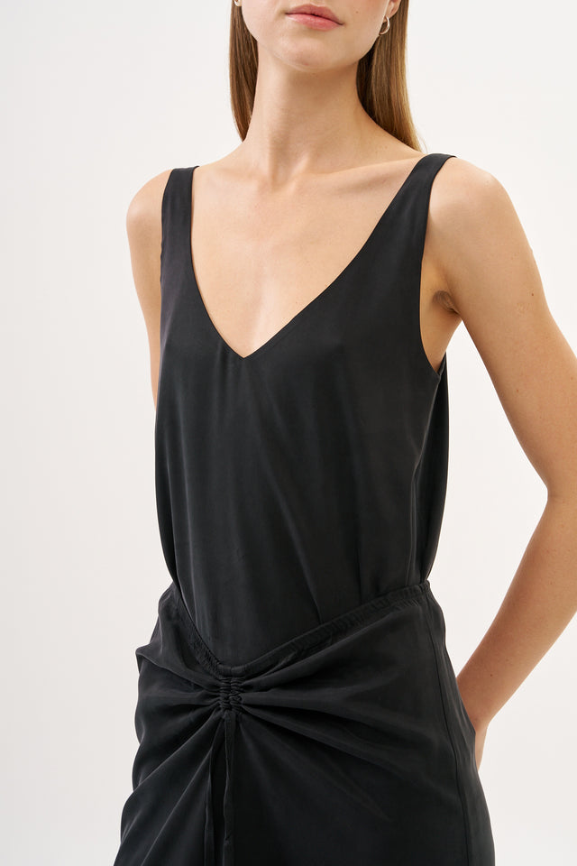 Erin Top Cupro Black