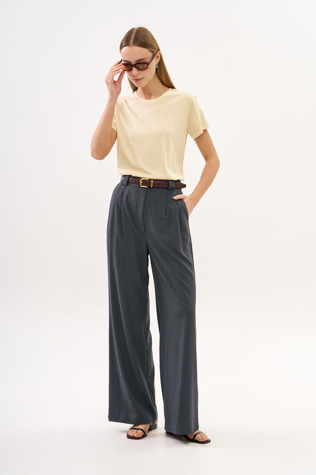 Luca Tailored Pants Grey