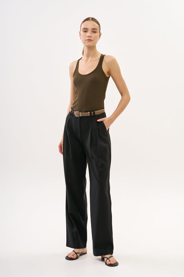 Noah Tencel Pants Black