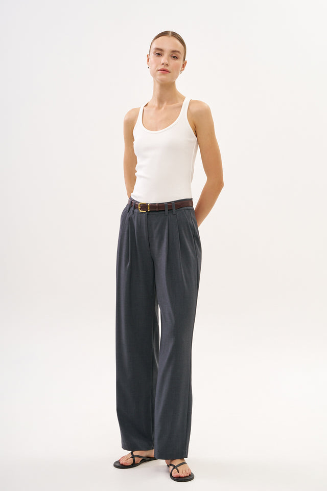 Noah Tailored Pants Grey