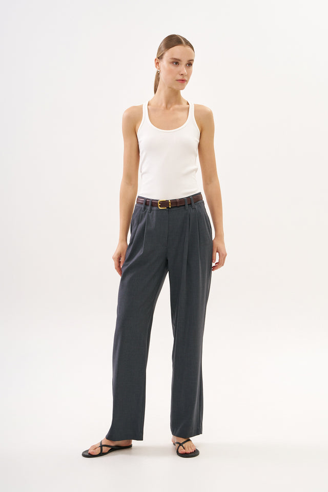 Noah Tailored Pants Grey