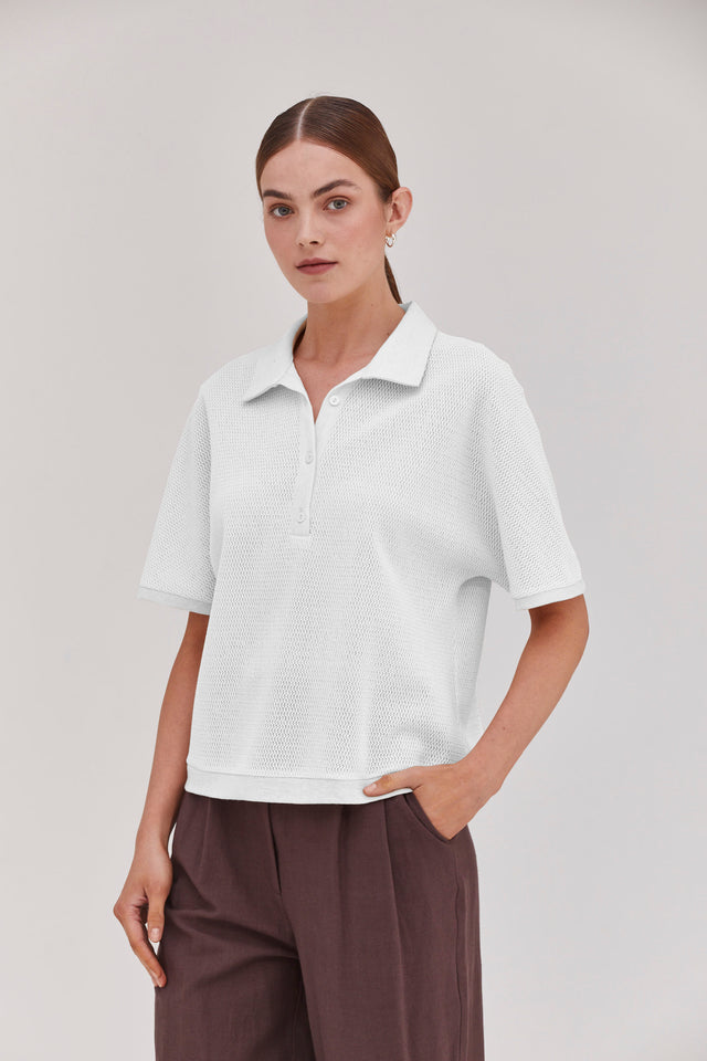 Holiday Blouse White