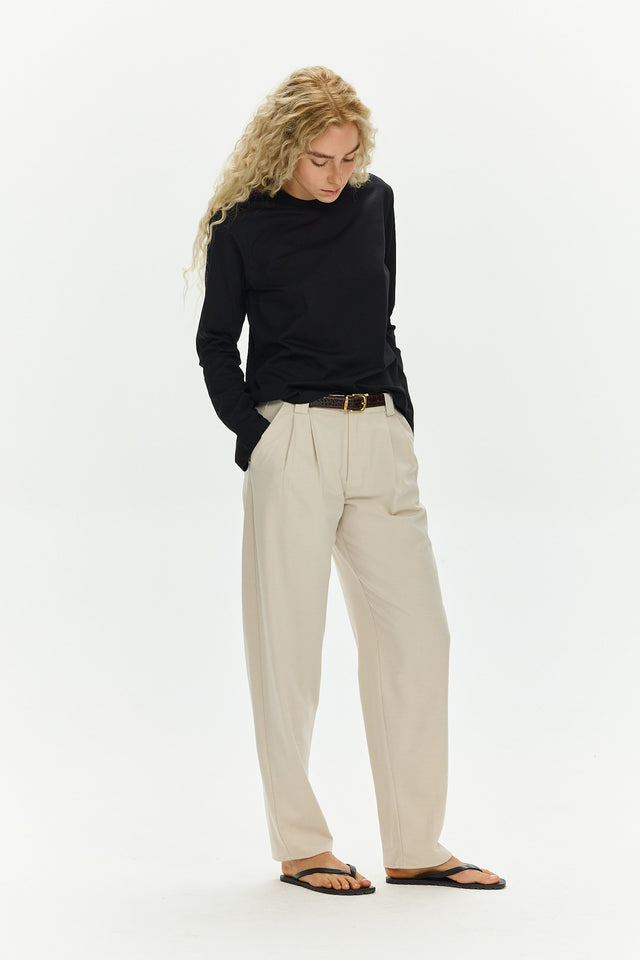 Adrienne Soft Pants Beige
