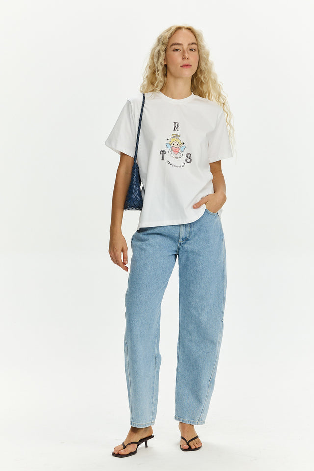 TRES Classic Angel T White
