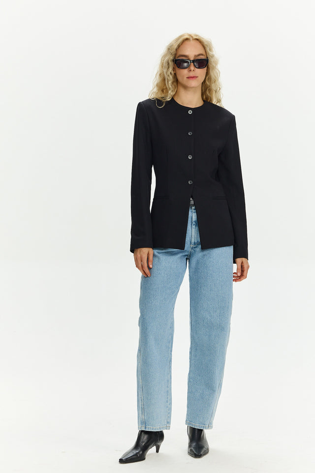 Ines Soft Blazer Black