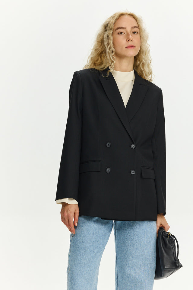 Elly Semi-Tailored Blazer Black