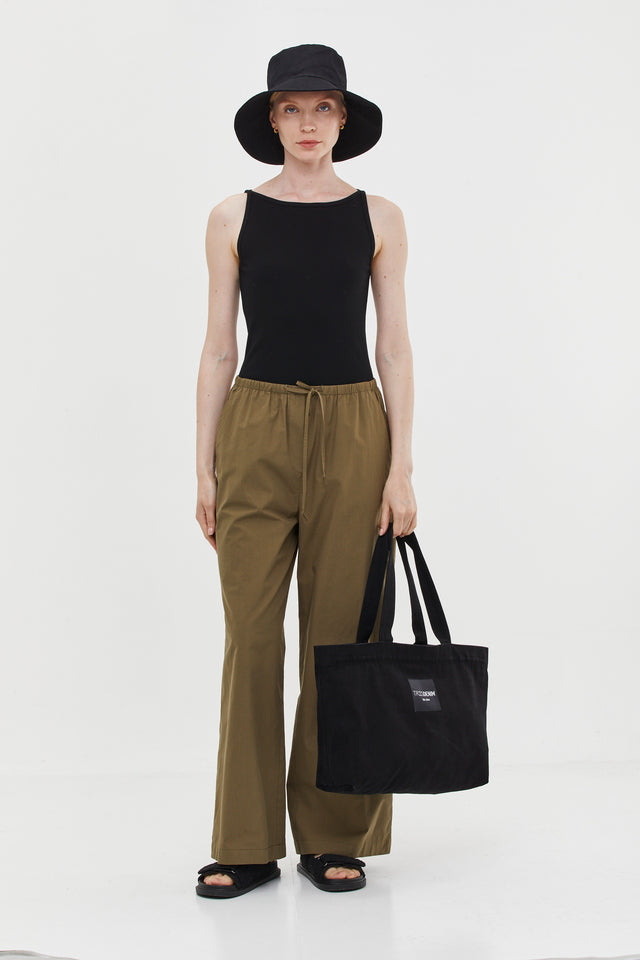 TRES Denim Bag Black