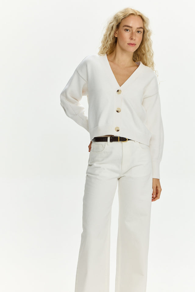 Mia Cardigan White
