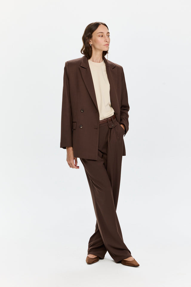 Elly Blazer Brown