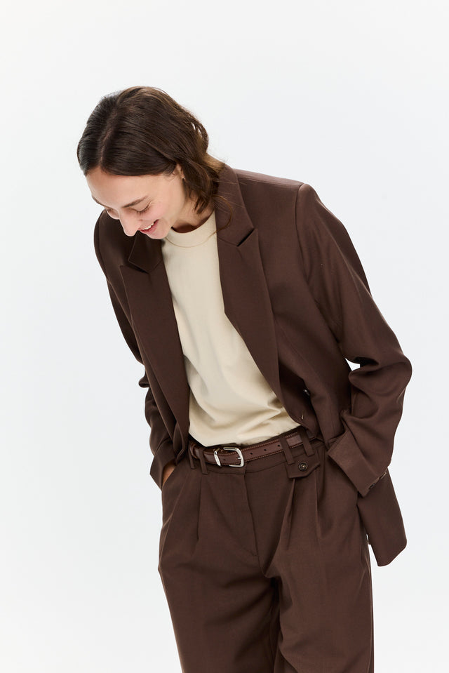 Elly Blazer Brown