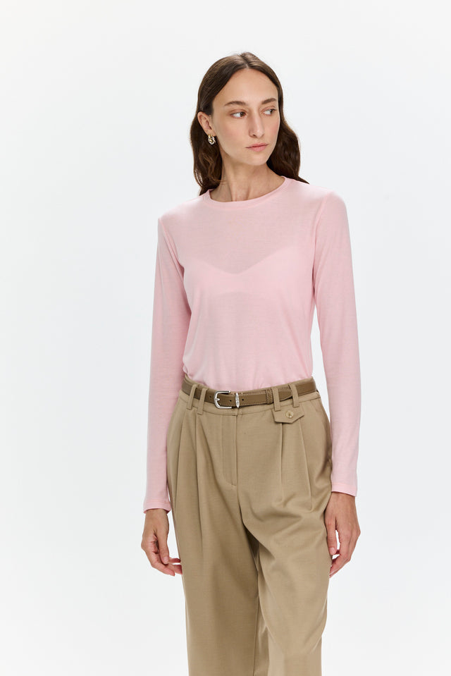 Mili Tencel Silk Top Pink