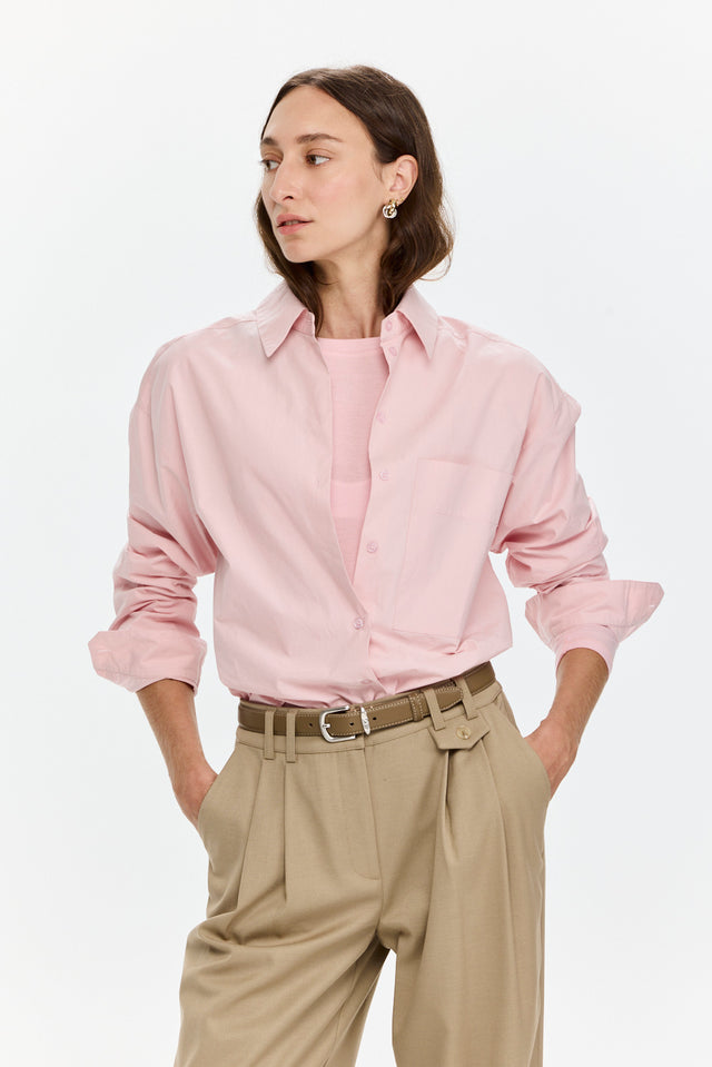 Mili Tencel Silk Top Pink