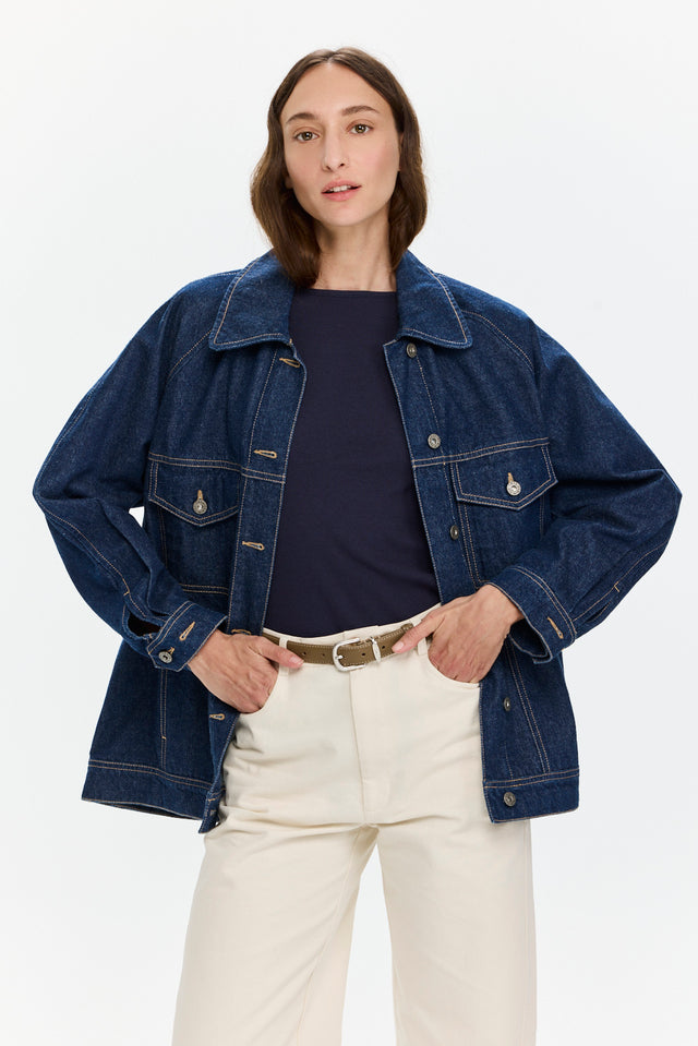 Denim Jacket Dark Indigo