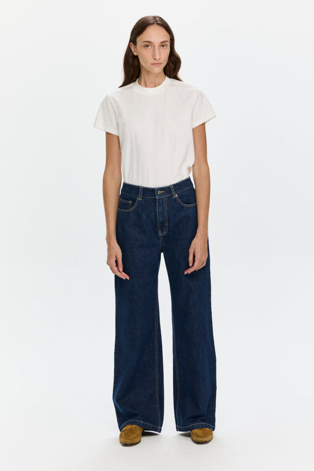 Wide Leg Denim Dark Indigo