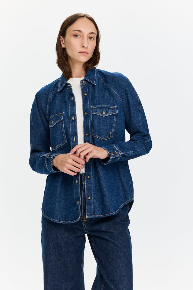 Denim Shirt Dark Indigo