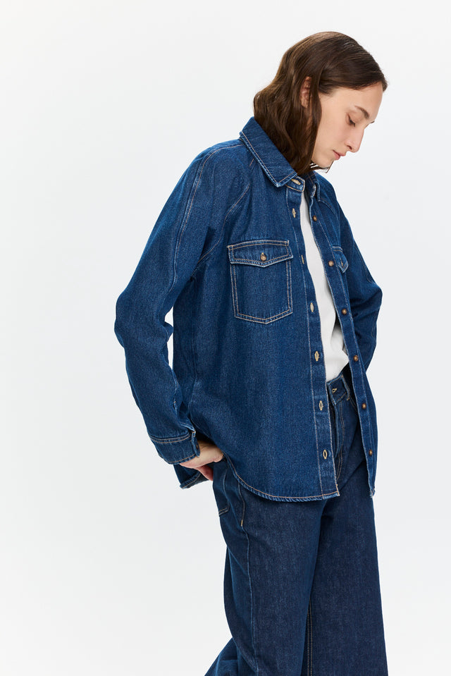 Denim Shirt Dark Indigo