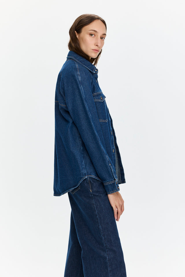 Denim Shirt Dark Indigo