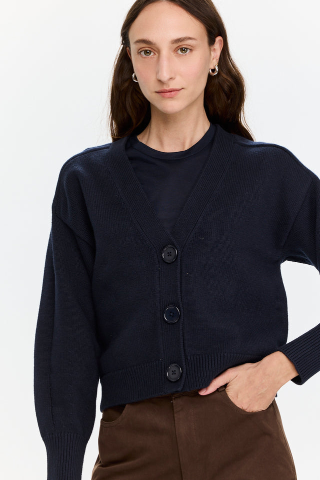 Mia Cardigan Midnight Blue
