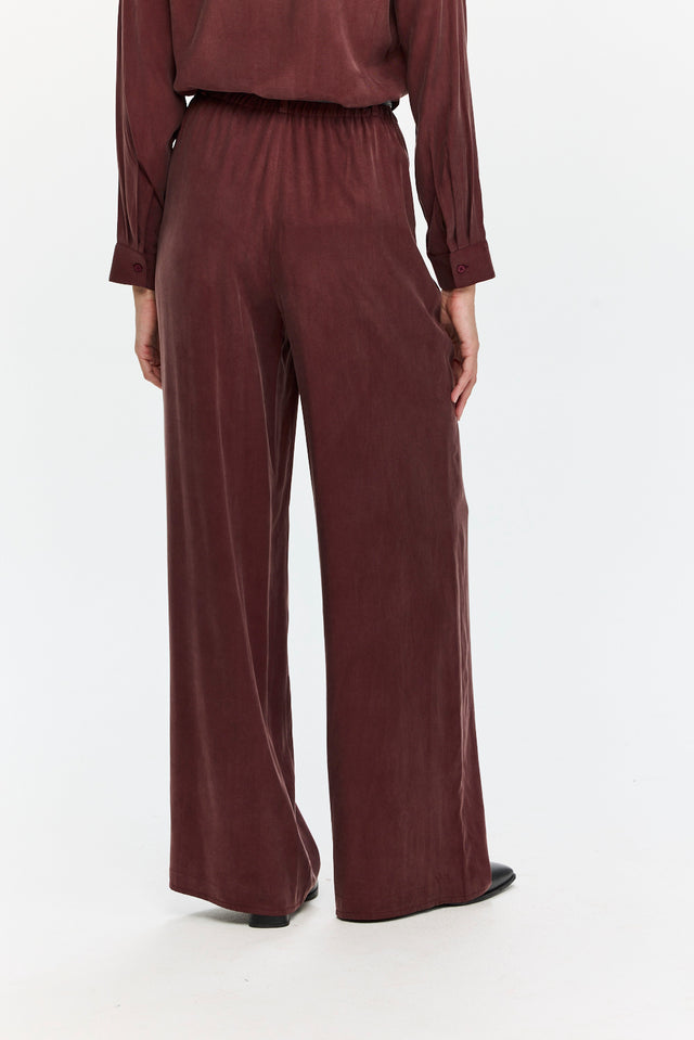 Cupro Pants Bordoeax