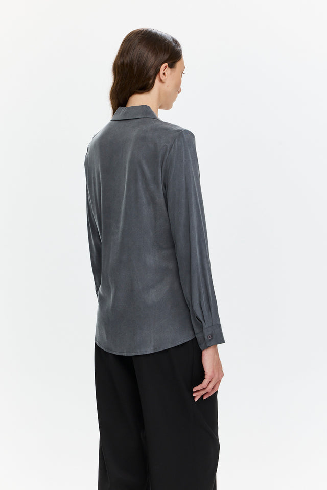 Cupro Blouse Grey