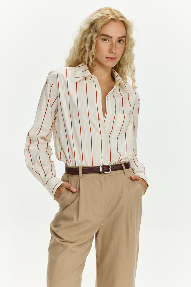 Sam Blouse Yellow Stripes