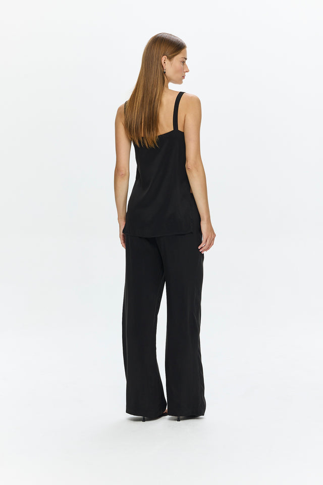 Alex Cupro Pants Black