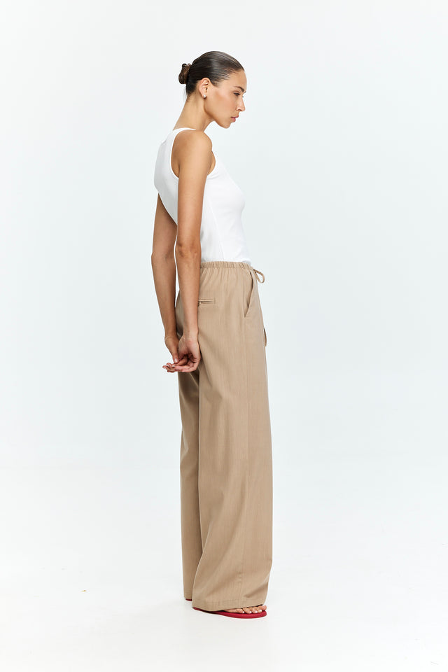 Uma Pants Cotton Tan