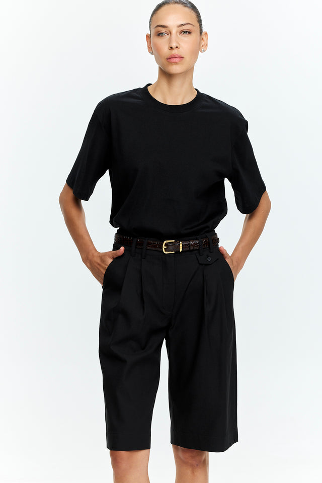 TRES Oversized T Black