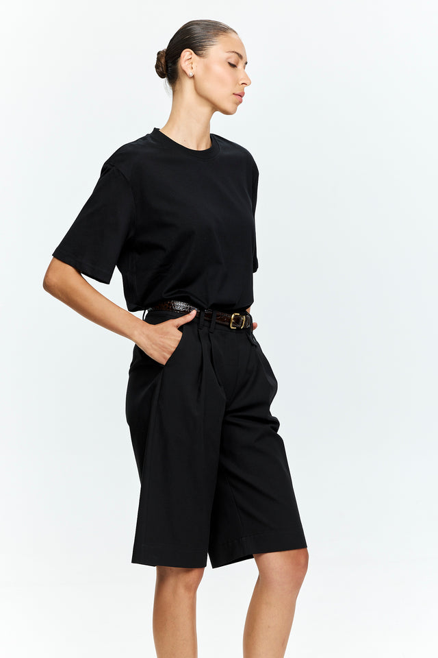 TRES Oversized T Black