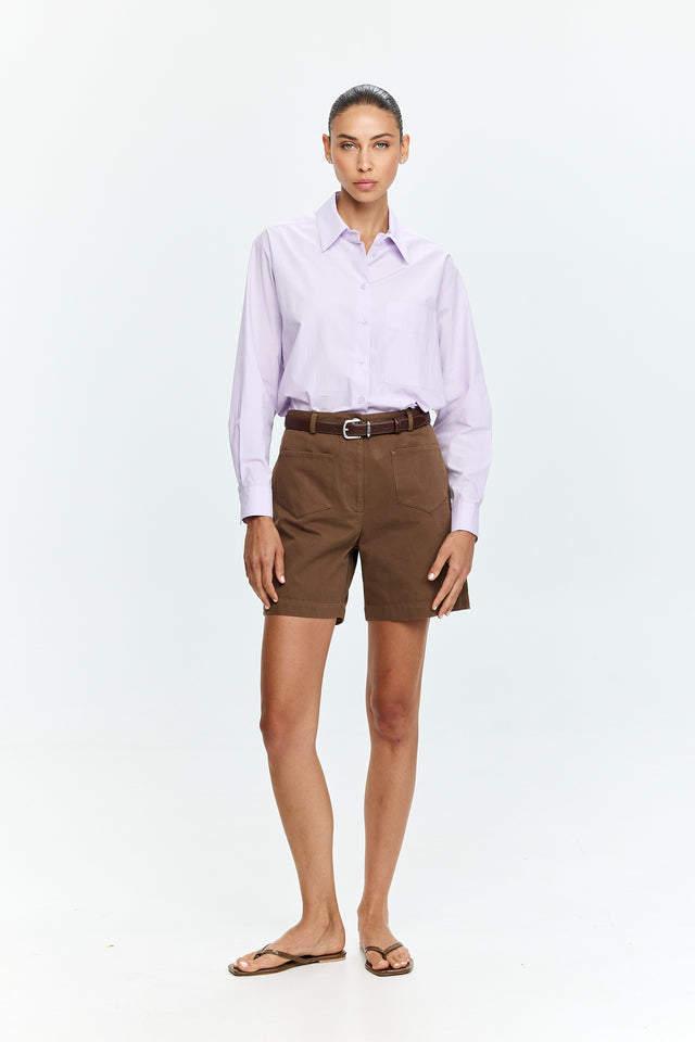 Simon Drill shorts Brown