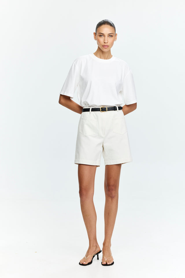 Simon Drill shorts White