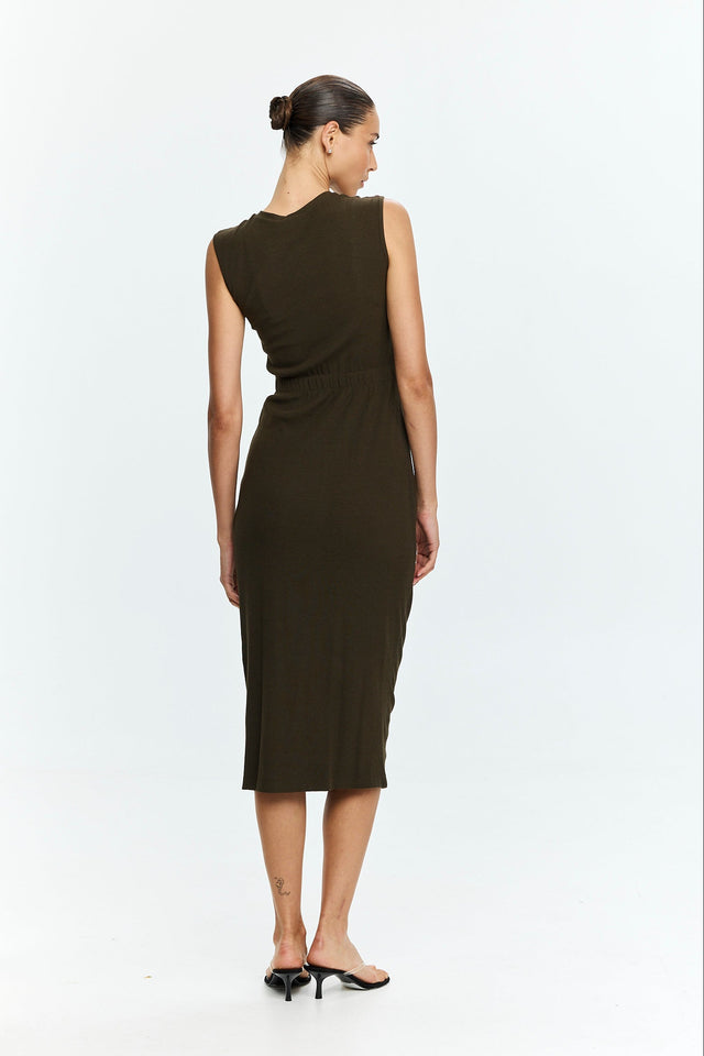 Lia Dress Dusty Brown