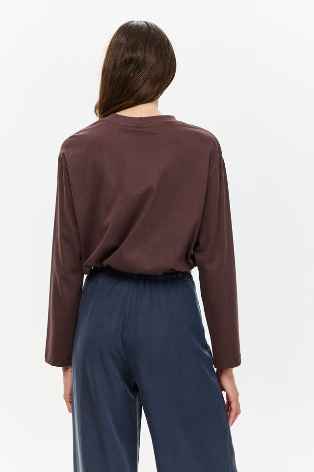 Long Sleeve T Brown